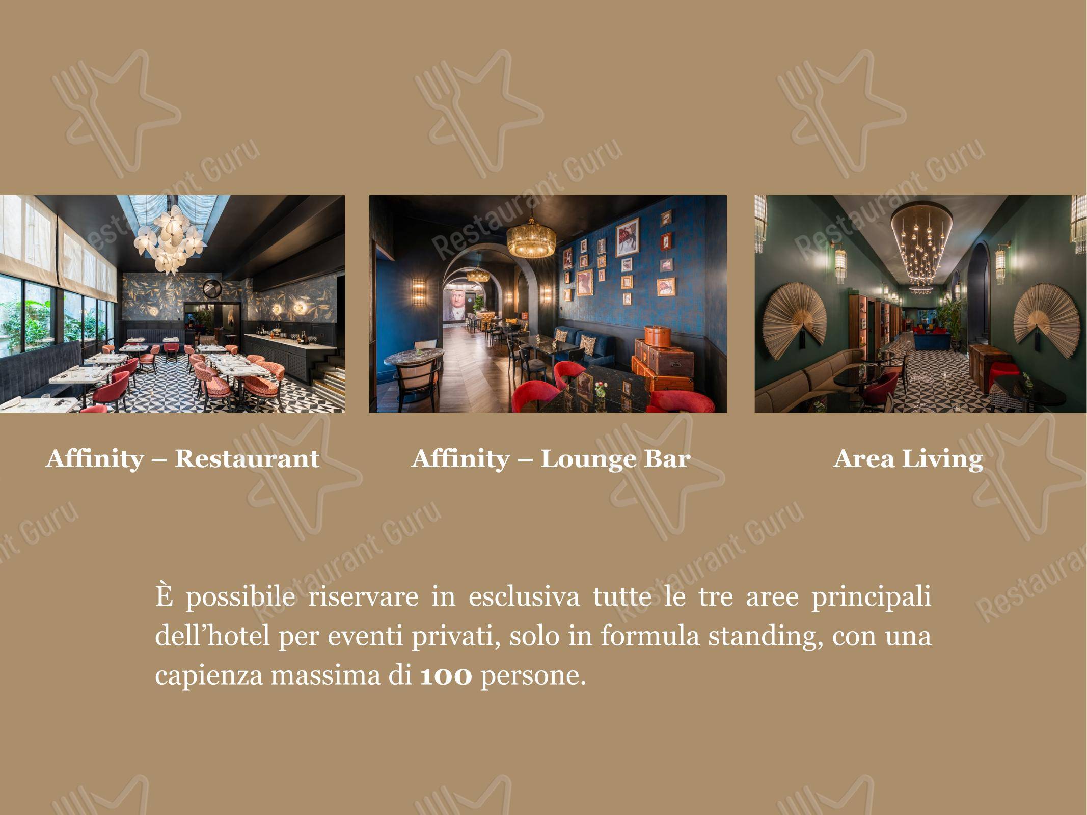 Меню ресторана Affinity Kitchen & Alchemy Restaurant