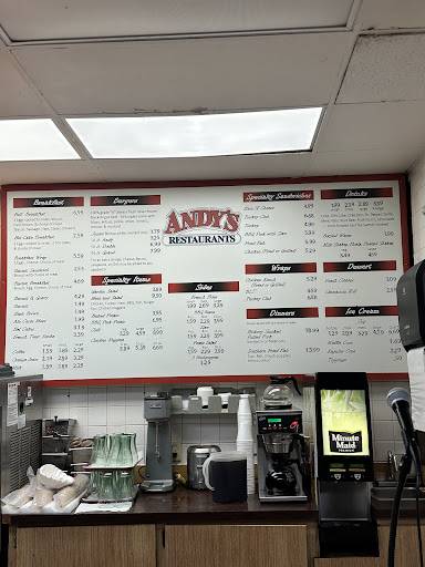 Andy's меню