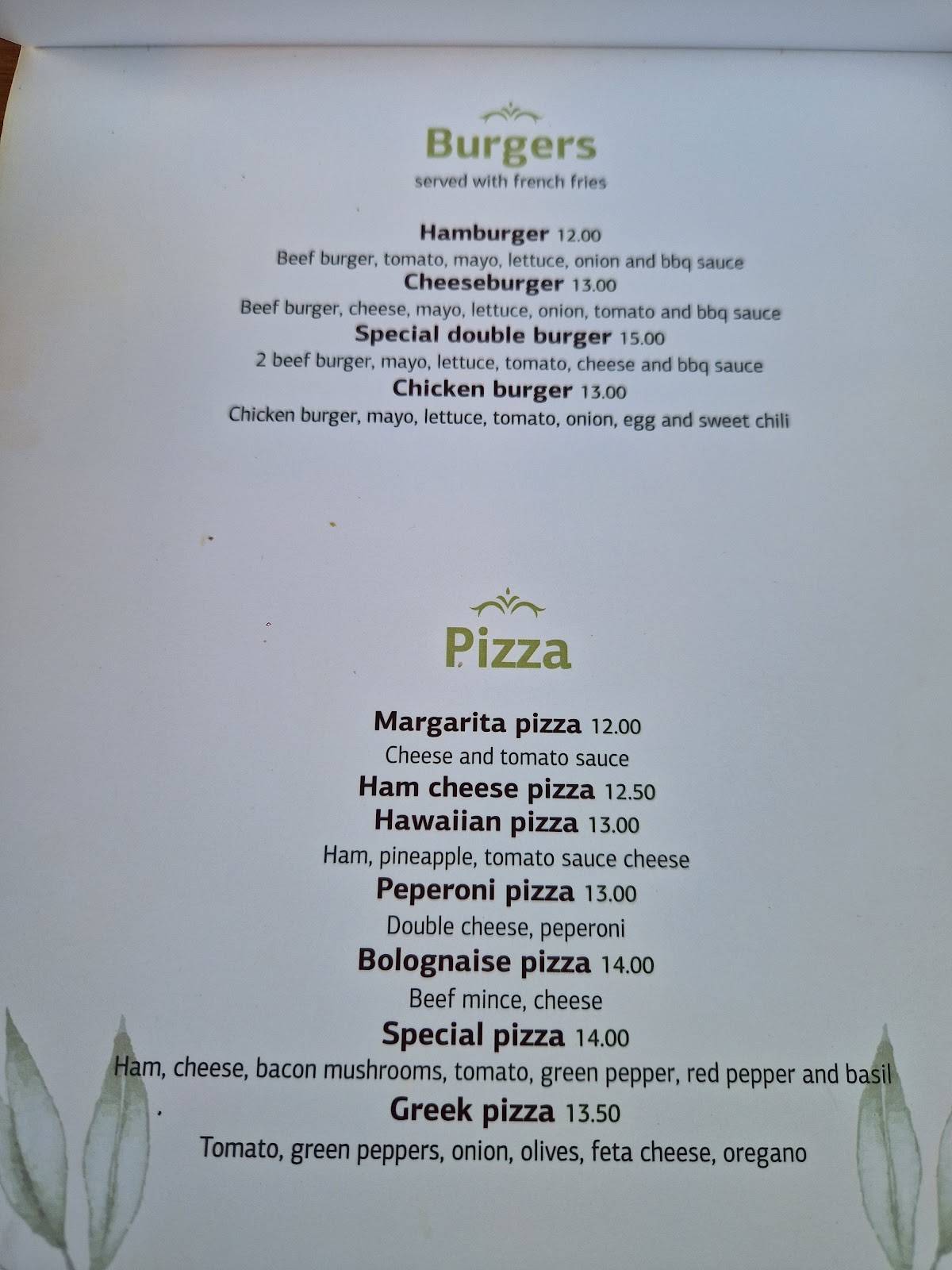 Apollo Greek Cuisine меню