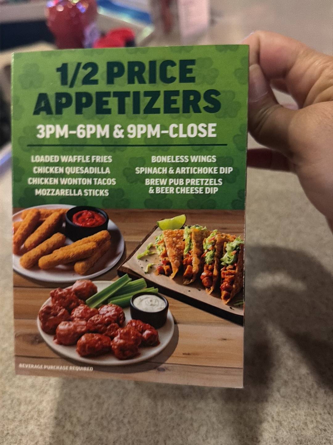 Applebee's Grill + Bar меню