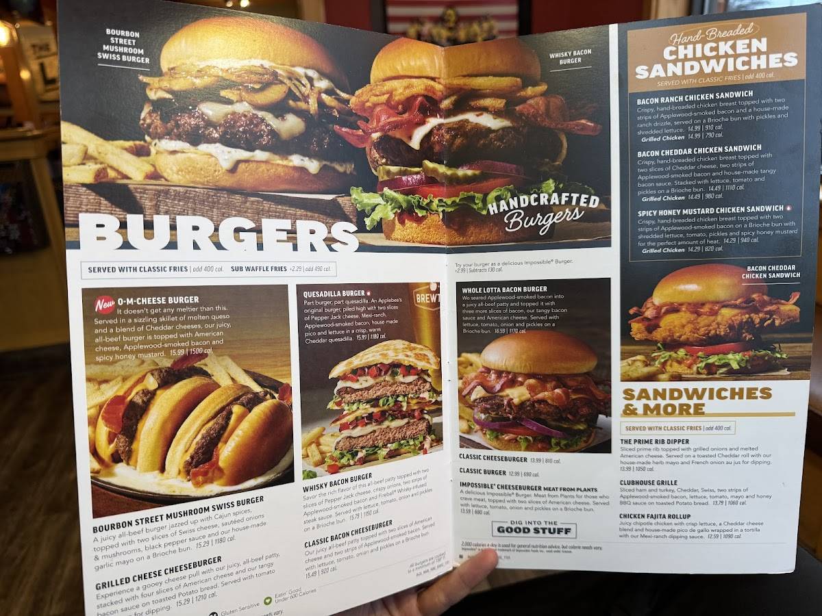 Applebee's Grill + Bar меню