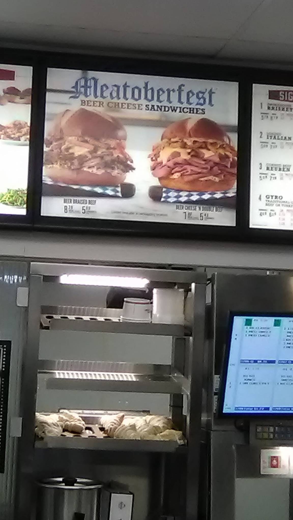 Arby's меню