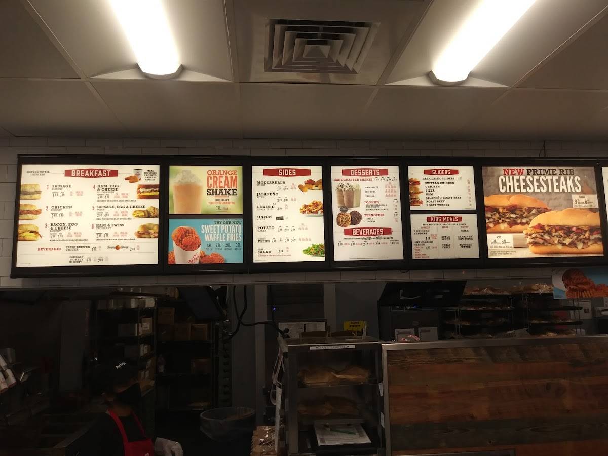 Arby's меню