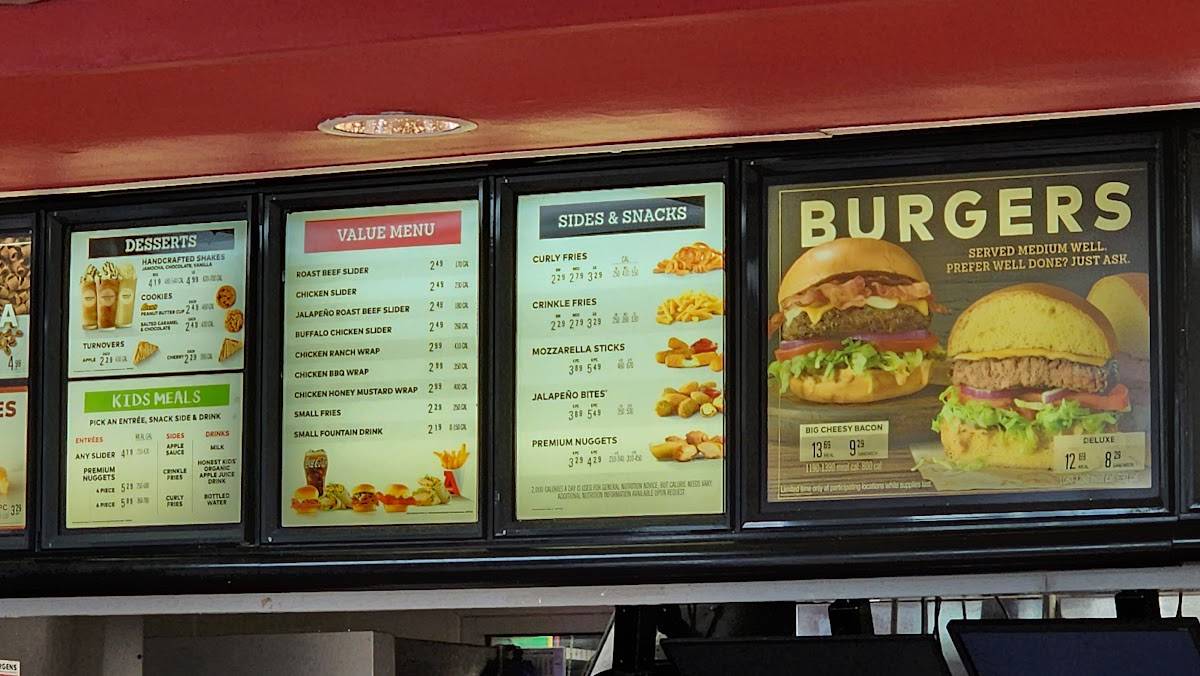 Arby's меню