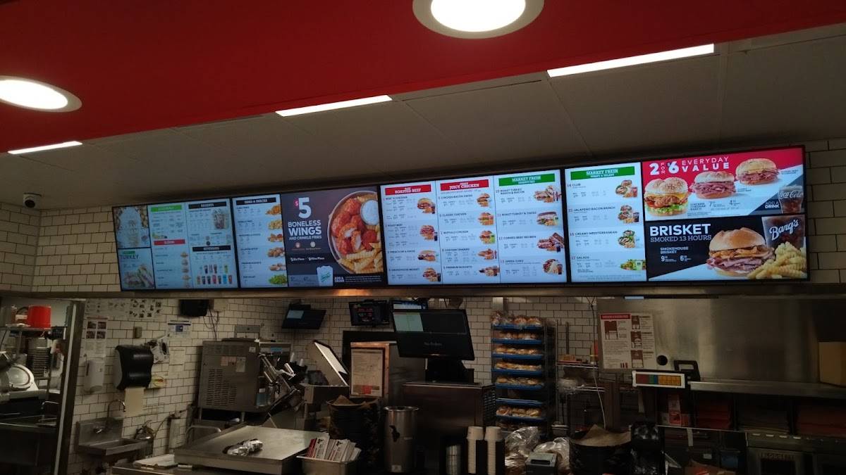Arby's меню