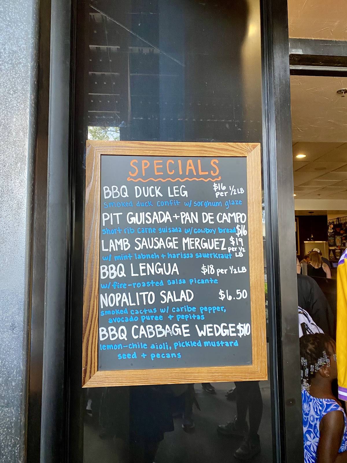 Interstellar BBQ меню