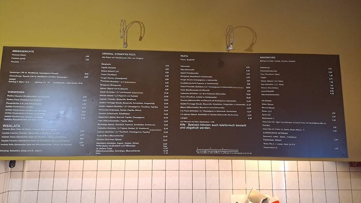 BACKSTAGE Italienische und Persische Küche меню