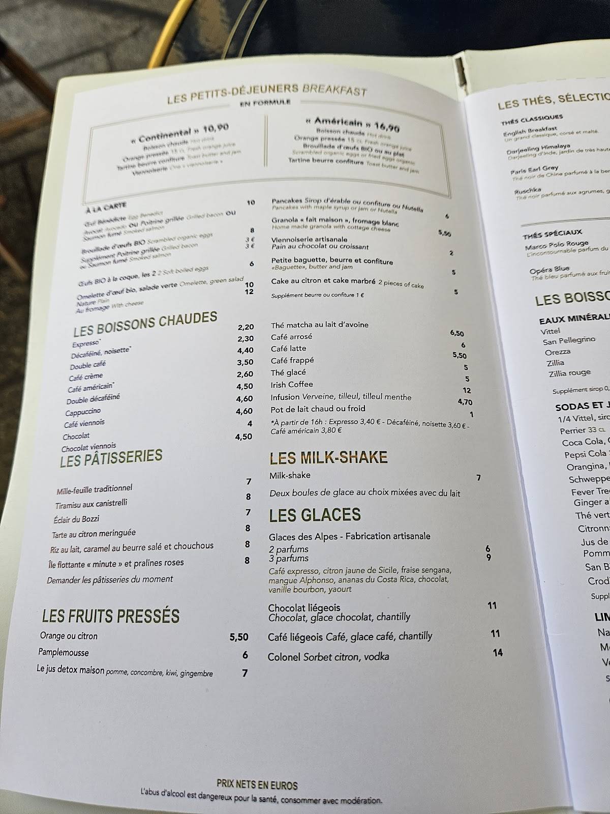 BOZZI - Restaurant Bouillon Nice меню