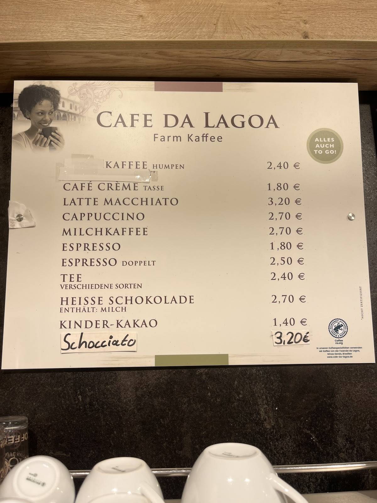 Bäckerei Konditorei Café Wirth меню