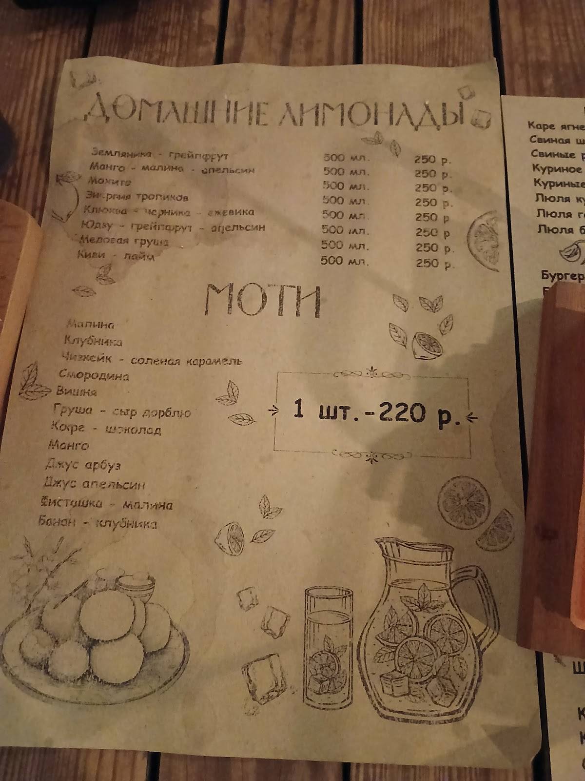 Balkanika Grillbar меню