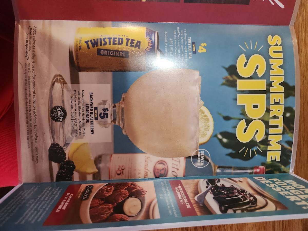 Applebee's Grill + Bar меню