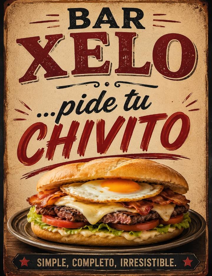 Bar Xelo меню