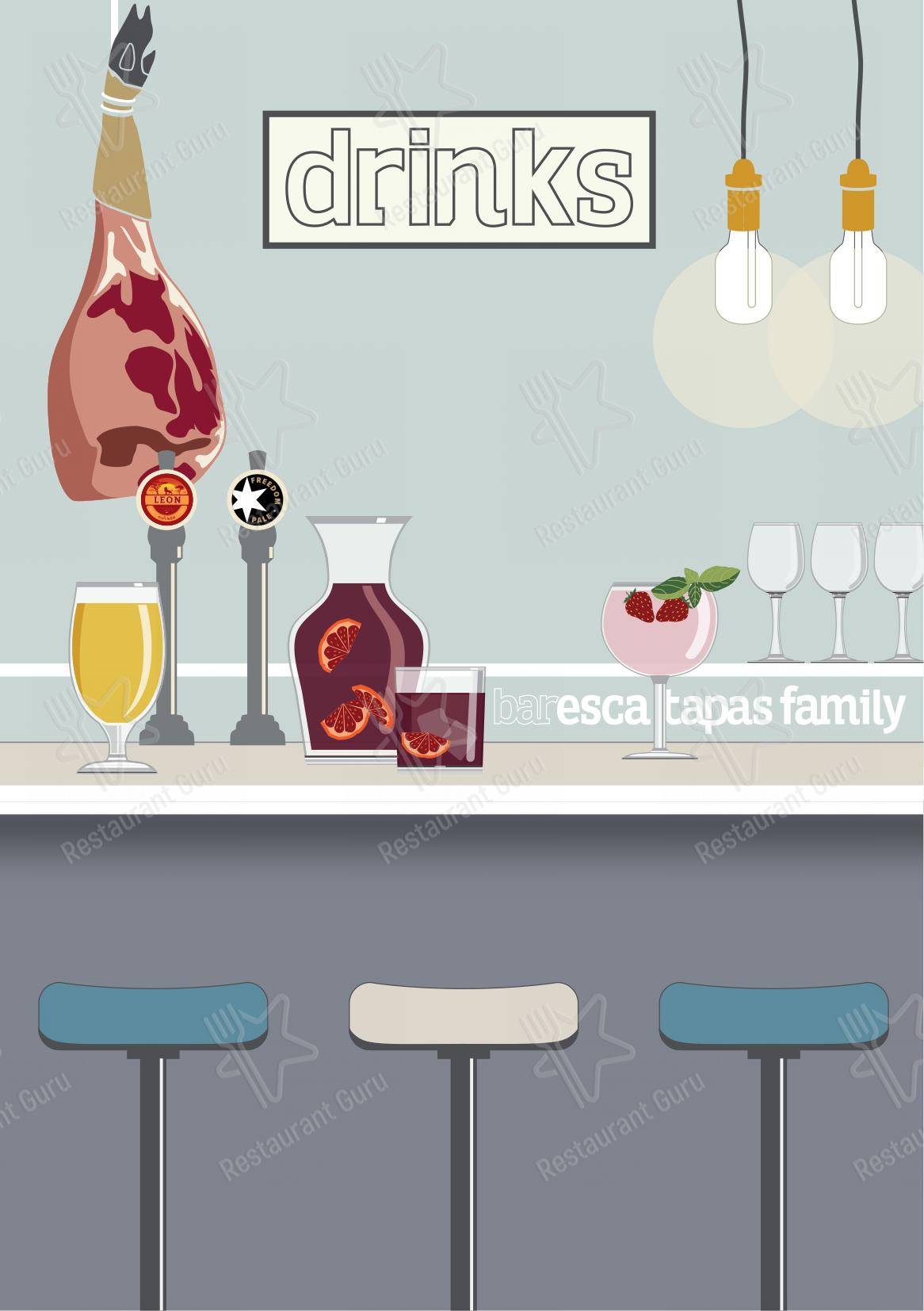 baresca - Nottingham в Ноттингеме - Menu Food