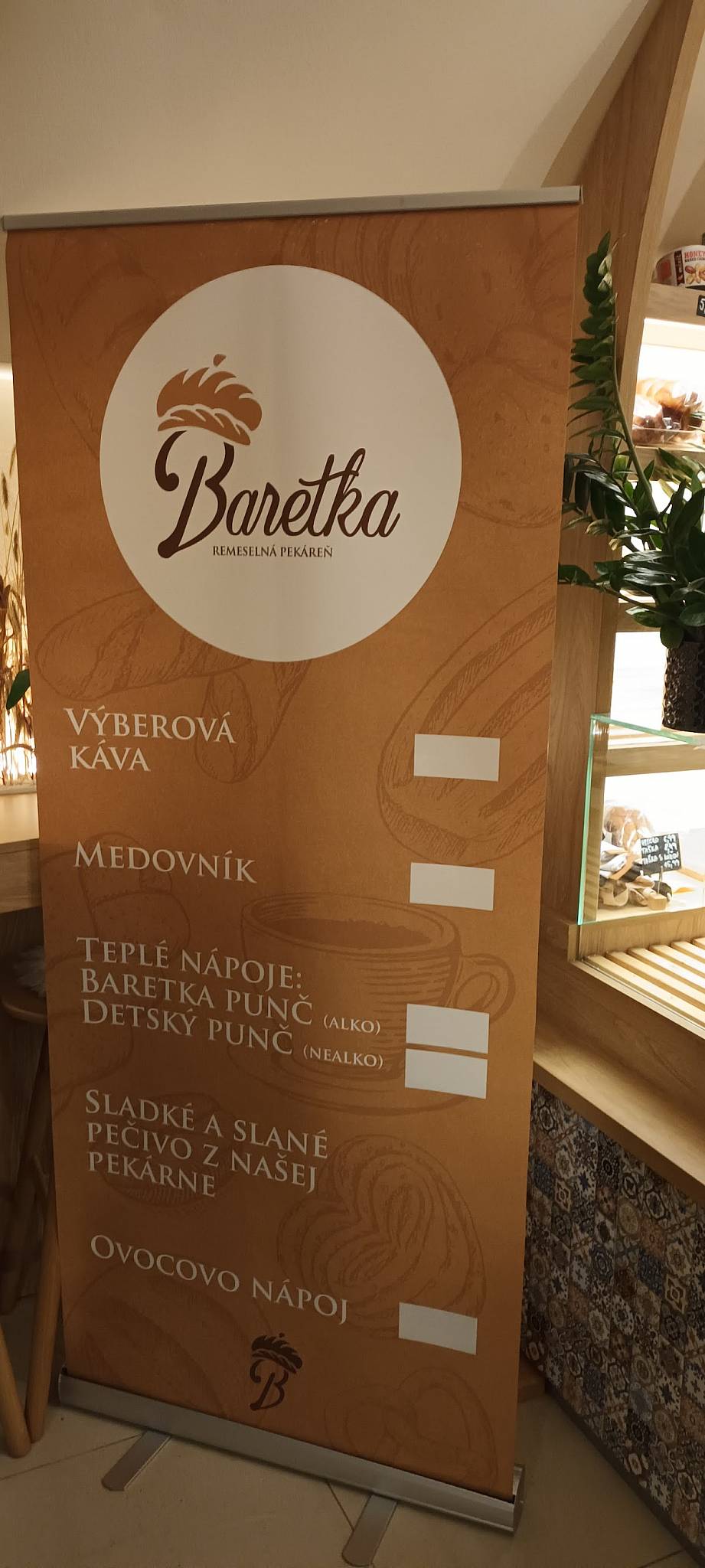 Baretka меню