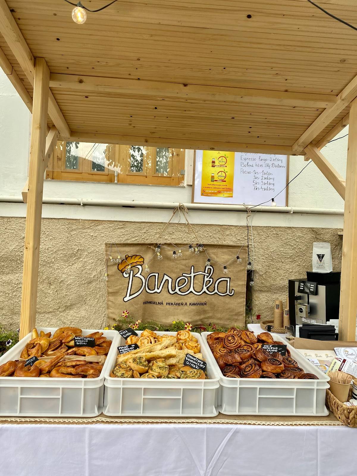 Baretka меню