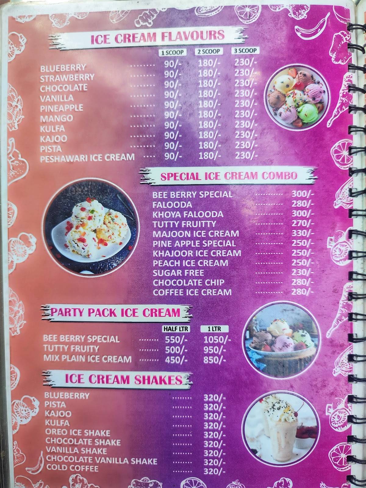 Bee Berry new branch меню