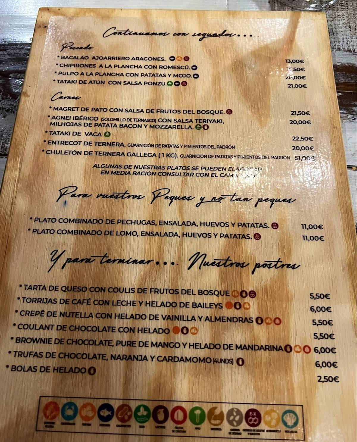 Taberna Holandesa Gouda Biescas меню