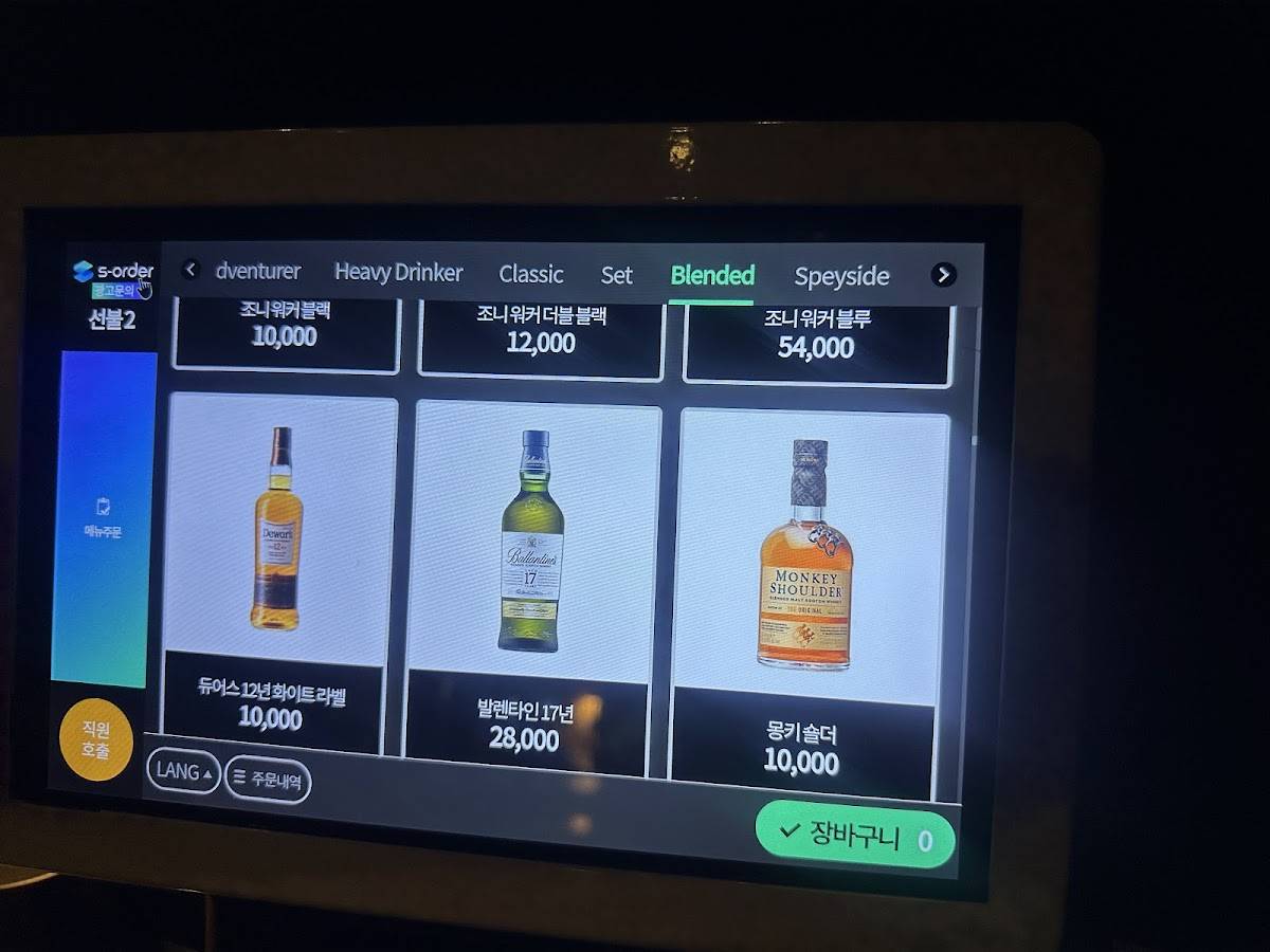 Bitters меню
