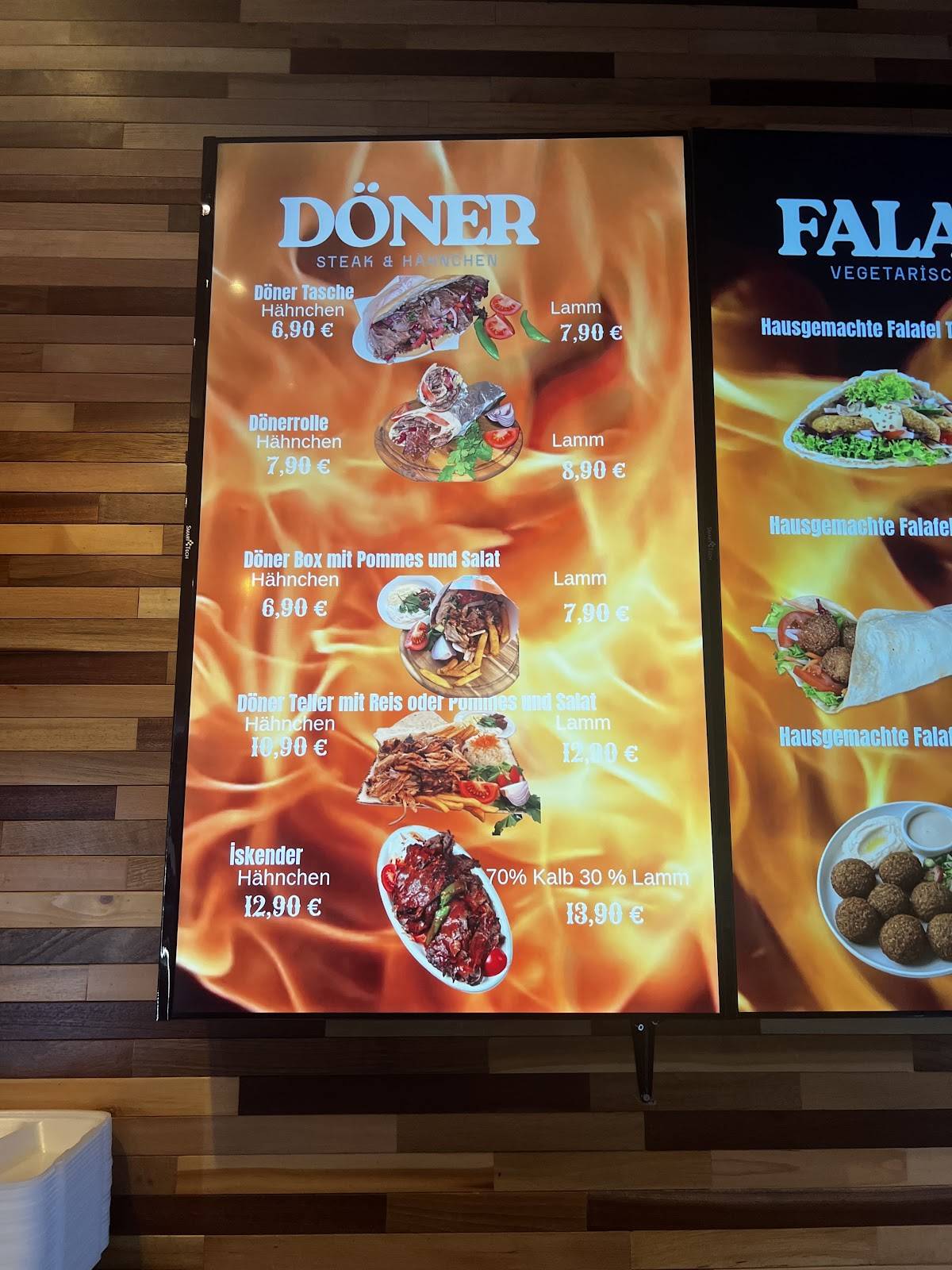 Block Döner меню