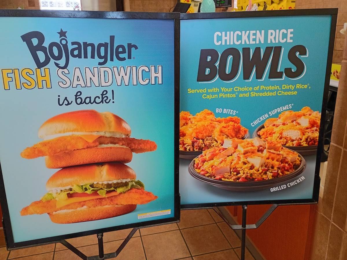 Bojangles меню