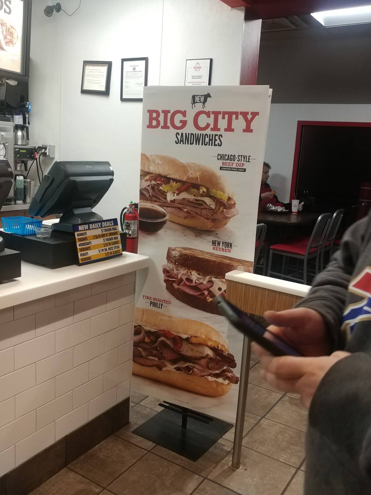 Arby's меню