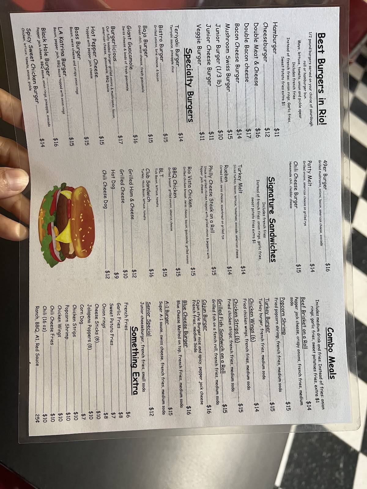 Burgerlicious меню