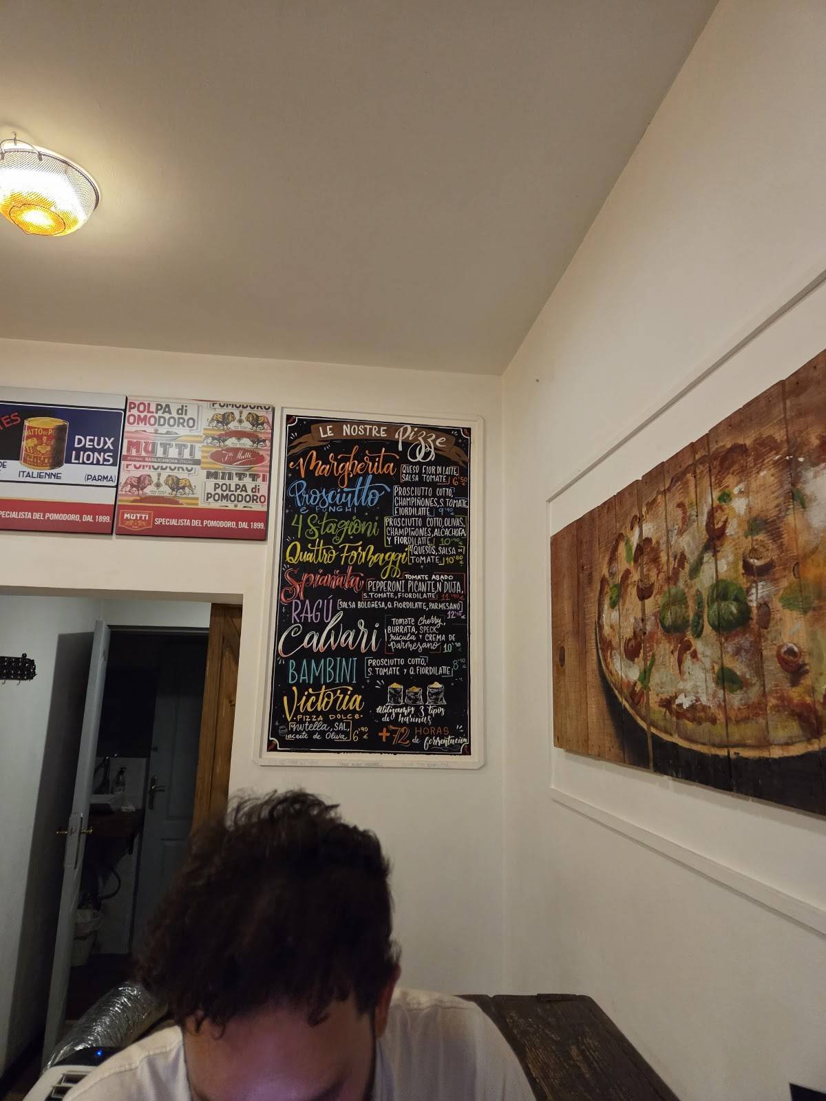 CALVARI PIZZA RIPOLLET меню