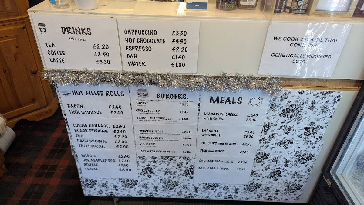 CJ's Cafe меню