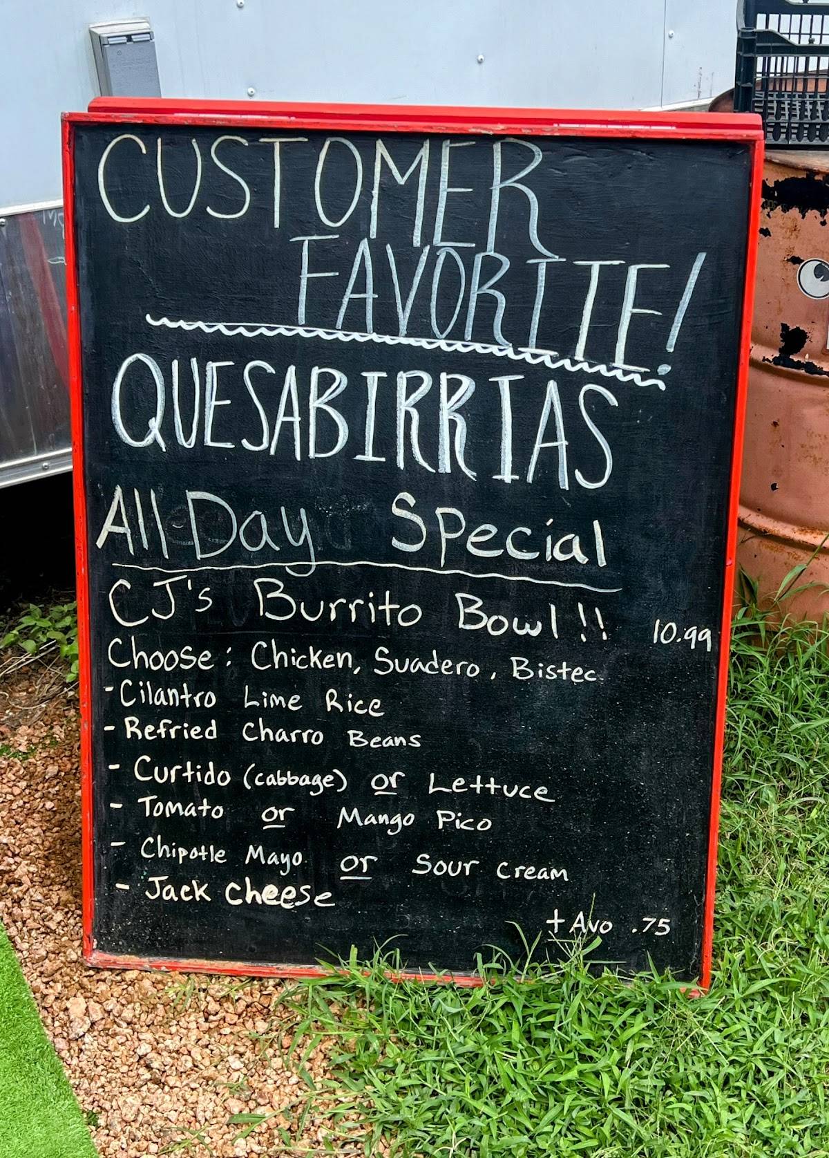 CJ's Taco Spot меню
