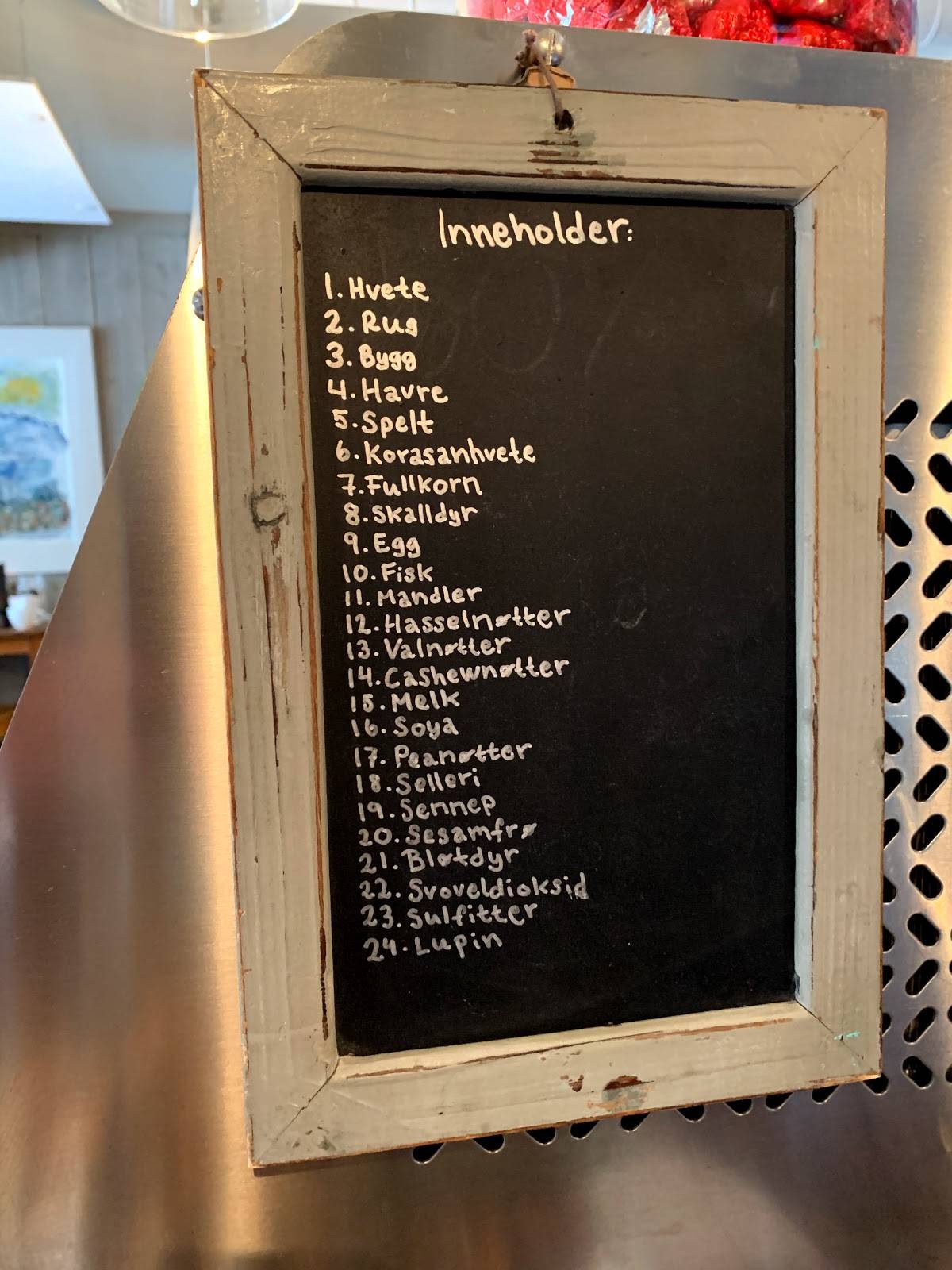 Cafe Mocca AS меню