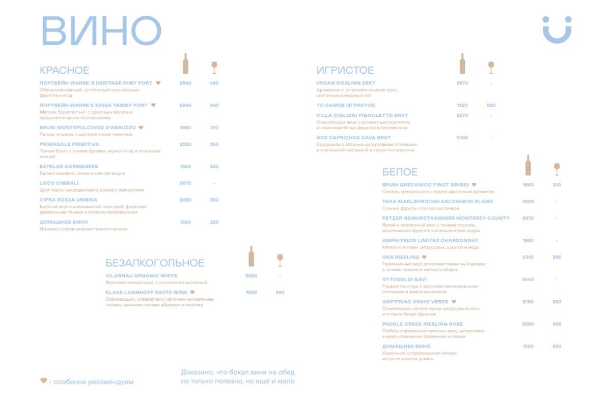 Кофейня DÜO меню