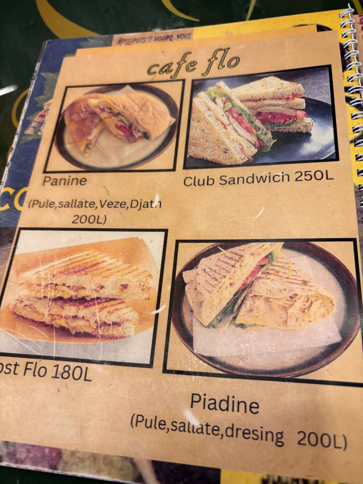 Cafe & Pasticeri Flo меню