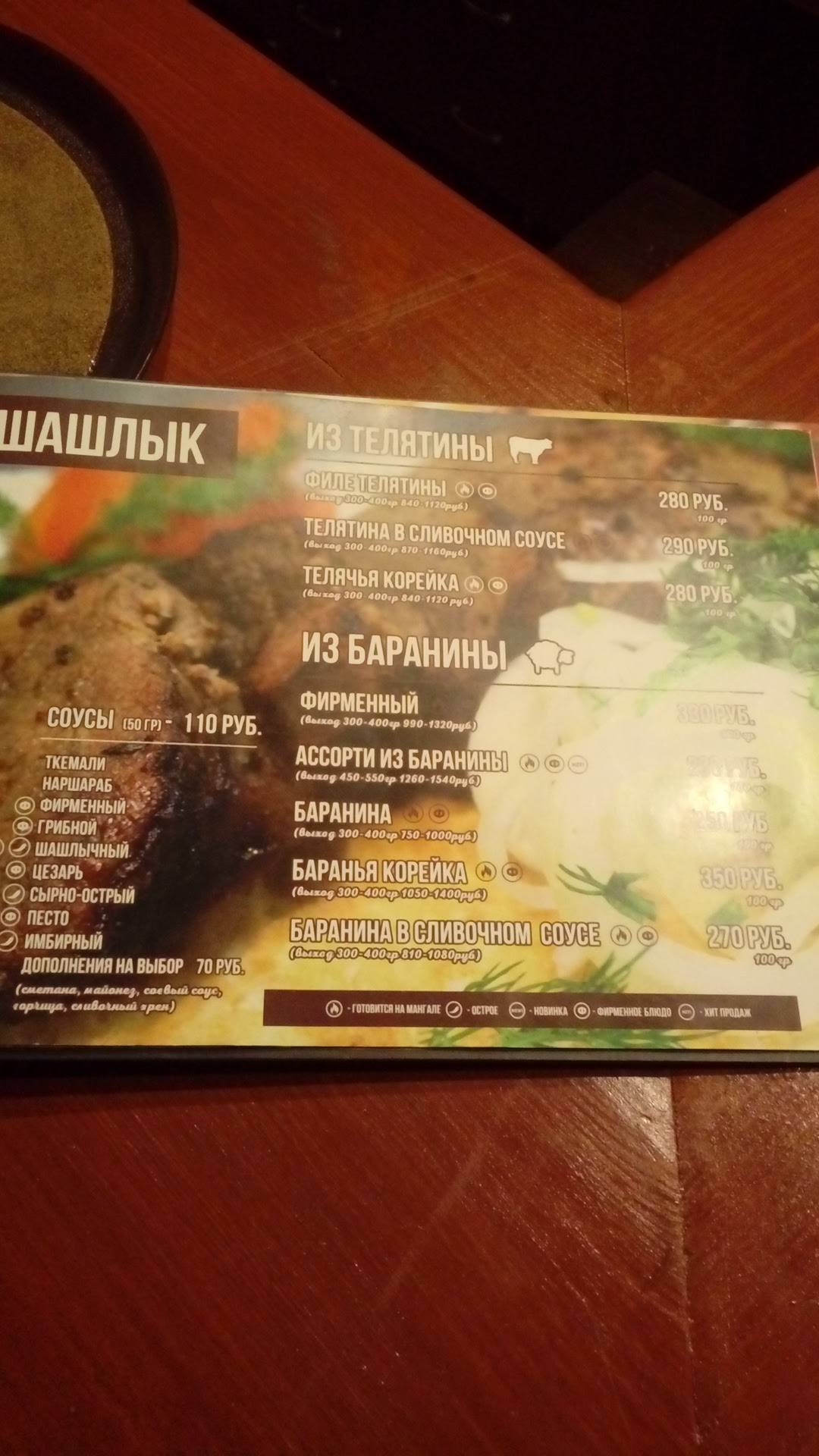 Добыча охотника меню