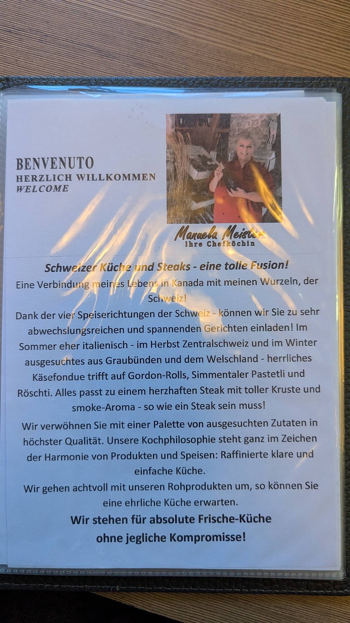 Café Winzig меню