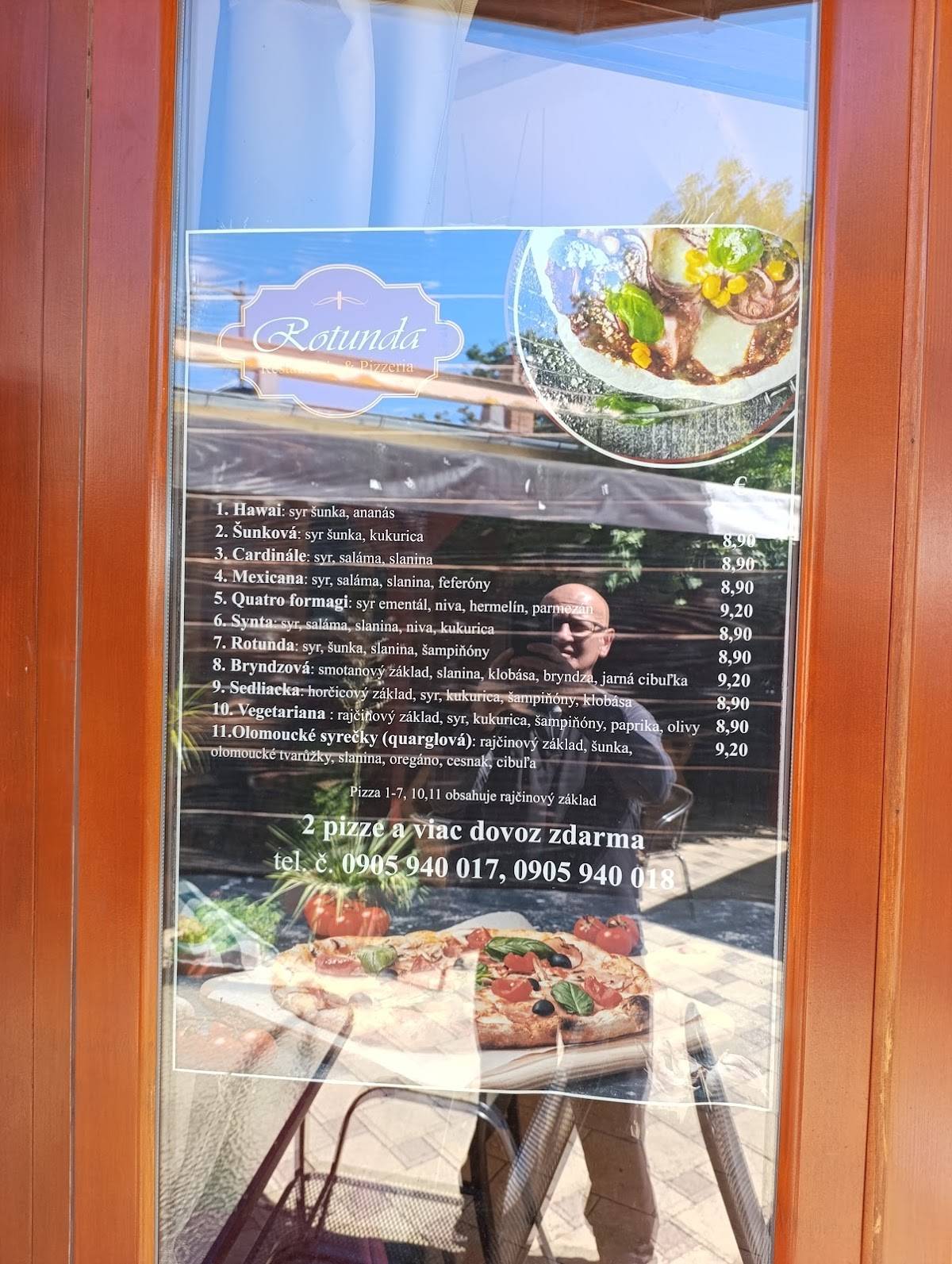Cafe restaurant Rotunda меню