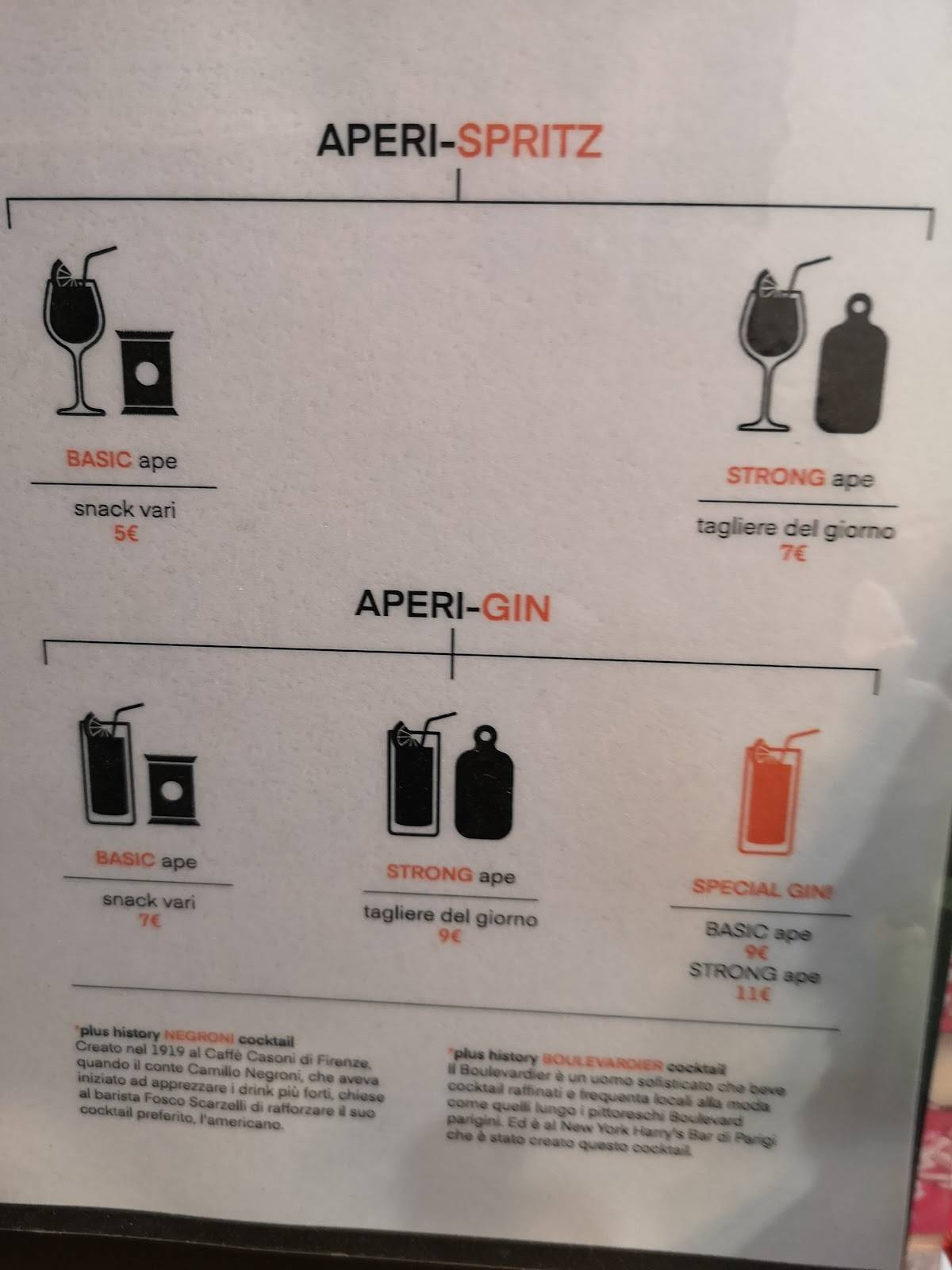 Caffè mondoqui меню