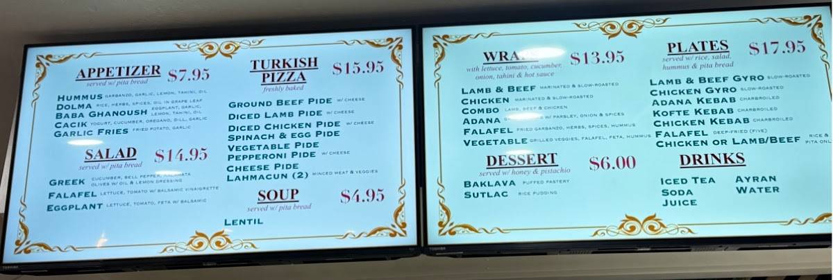 Cal Gyros Mediterranean меню