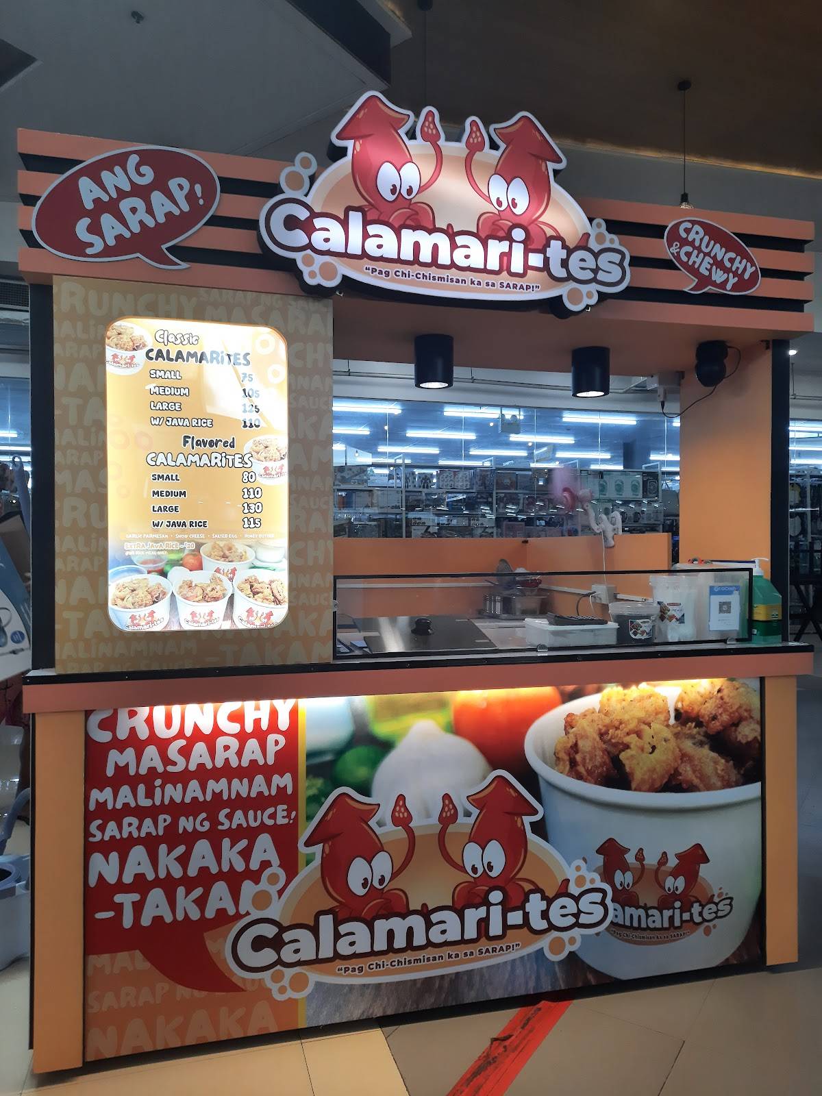 Calamarites меню