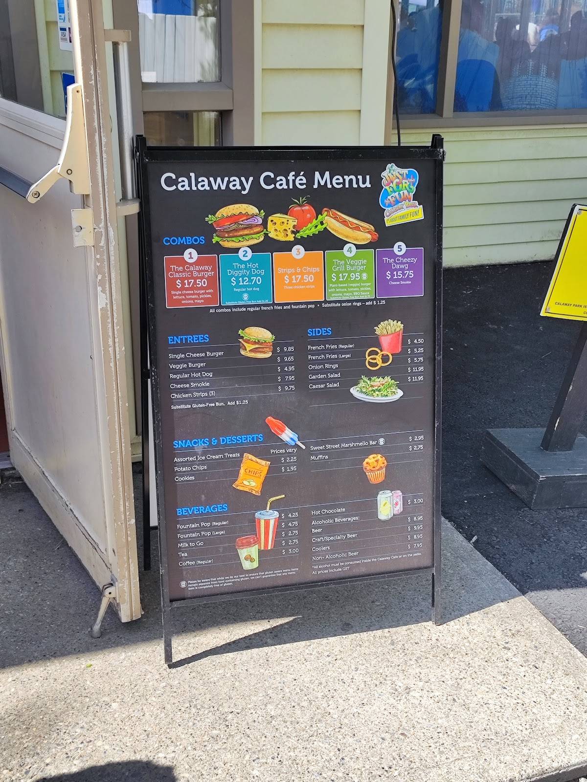 Calaway Café меню