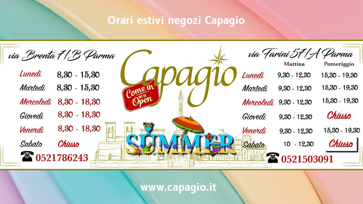 Capagio Via Brenta 7/B меню