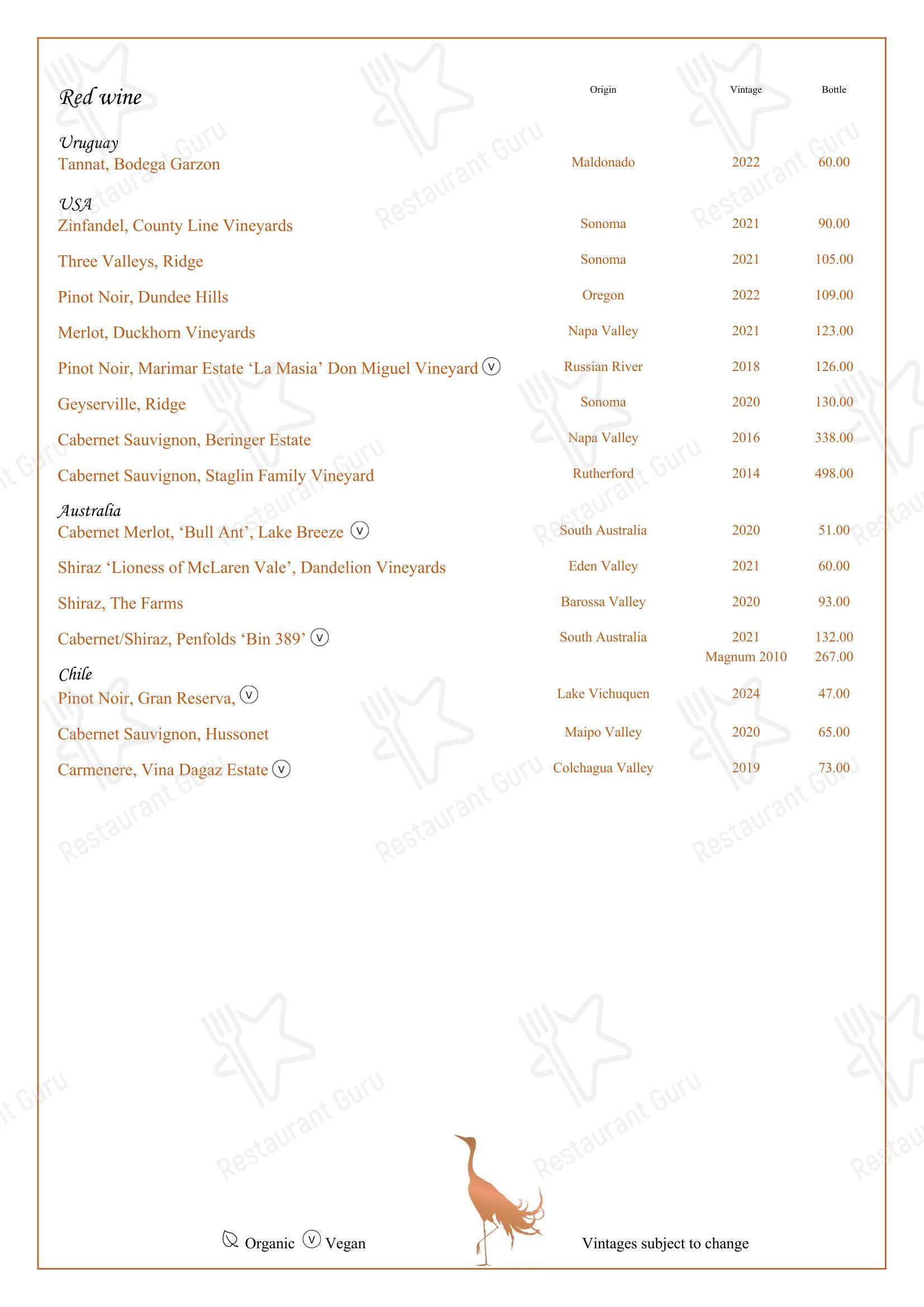 Cheals в Солихалле - Group Booking Menu
