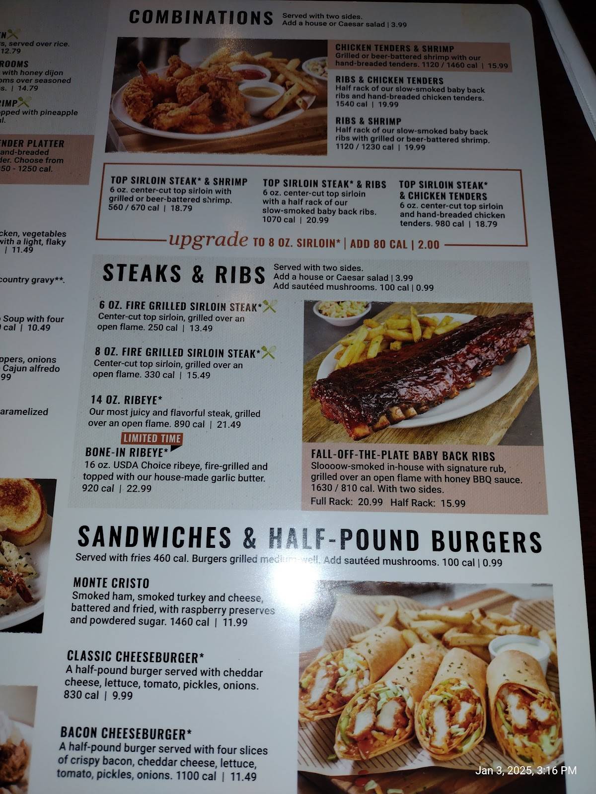 Cheddar's Scratch Kitchen меню