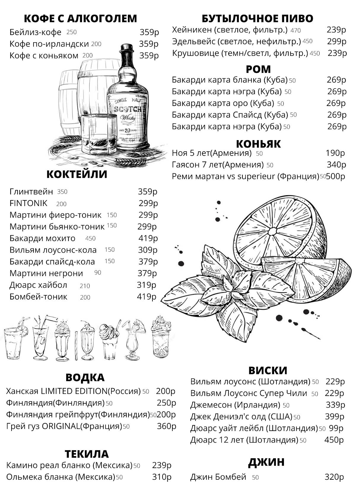 Discovery меню