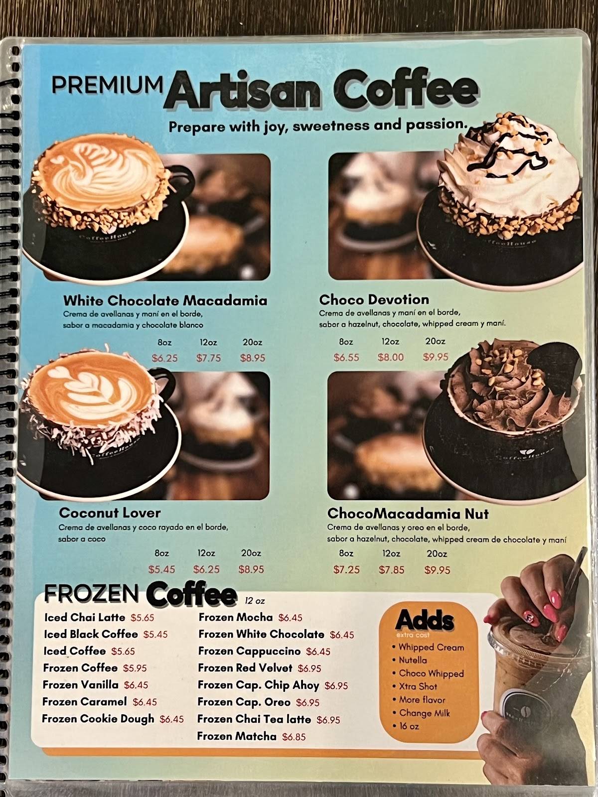 CoffeeHouse меню