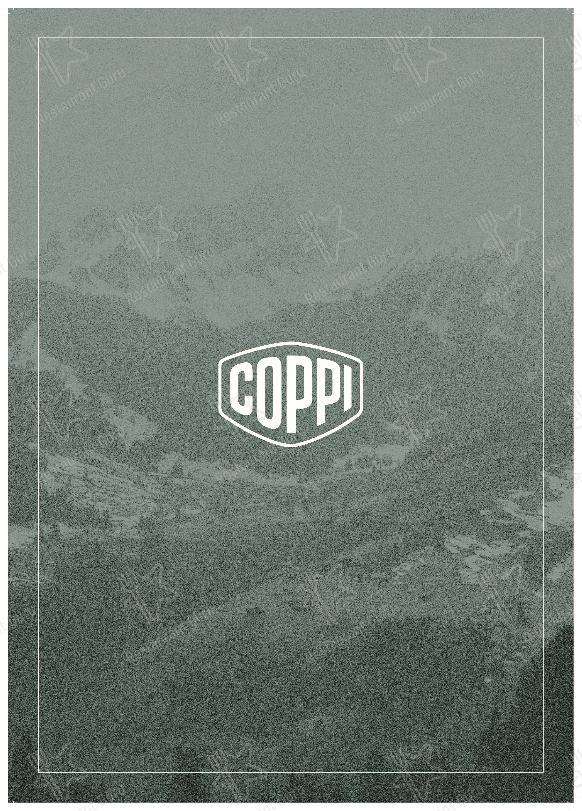 Coppi Restaurant в Белфасте - Меню напитков