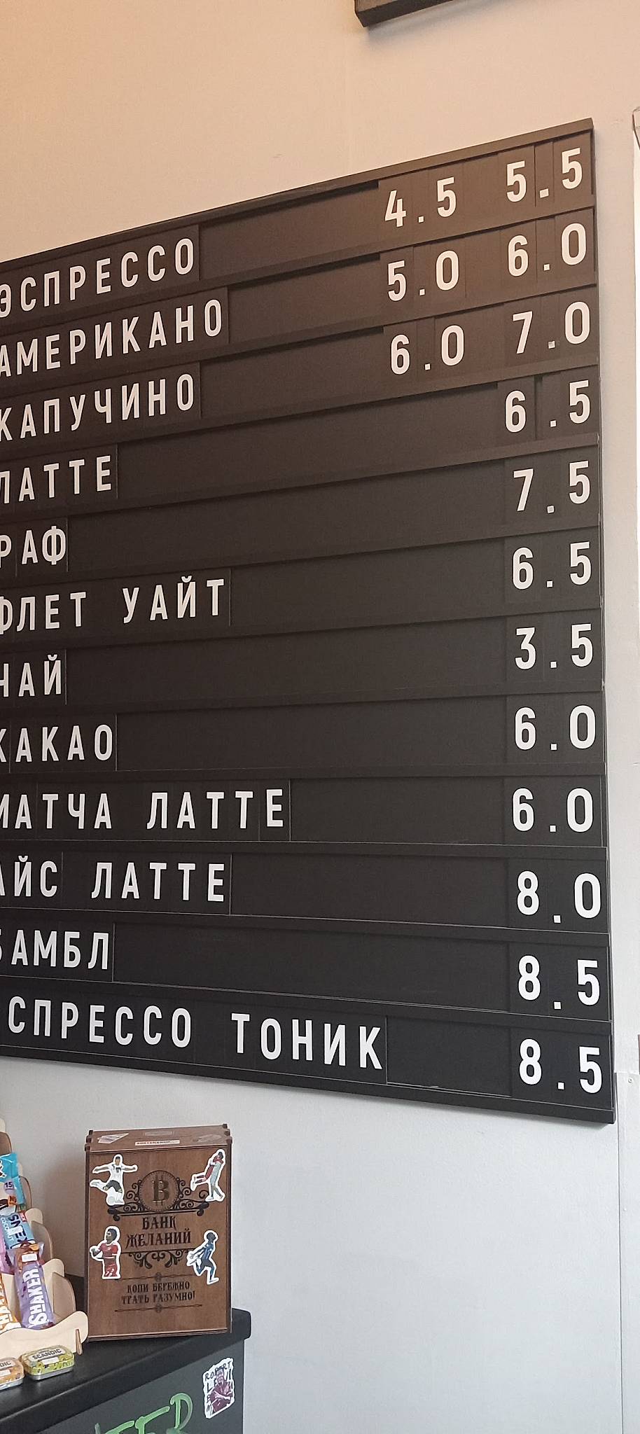 Corner Coffee меню