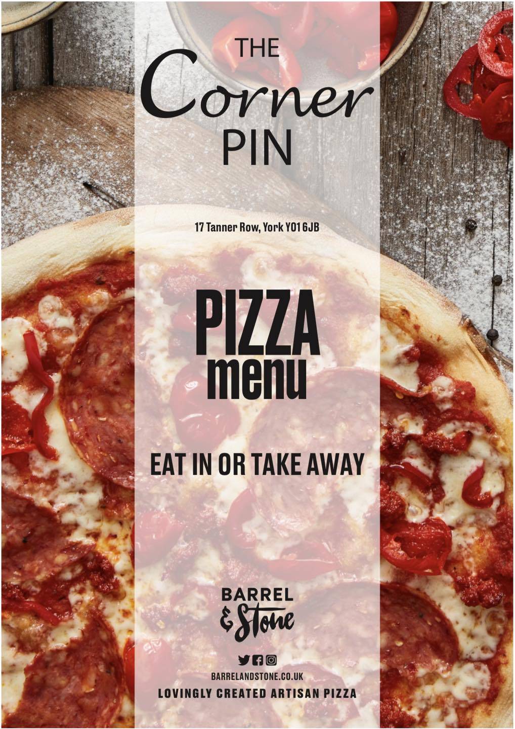 Corner Pin меню