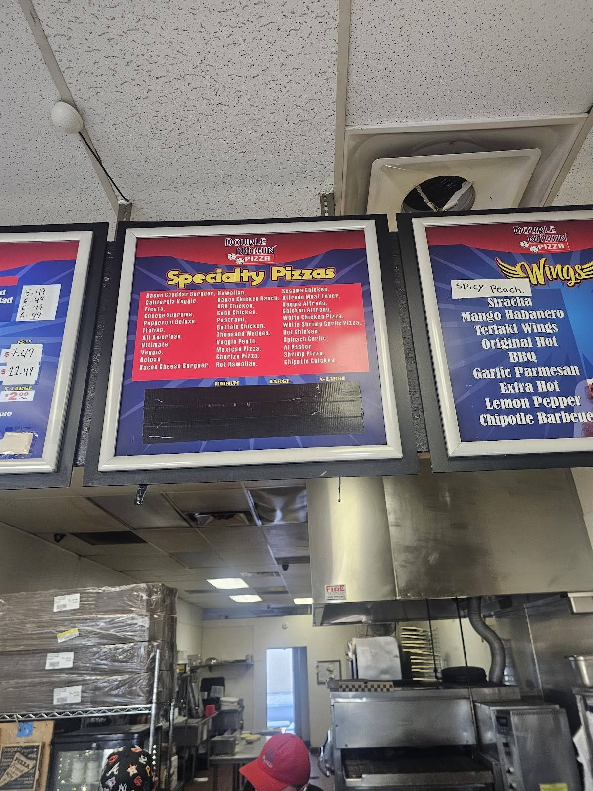 Double or Nothin' Pizza меню
