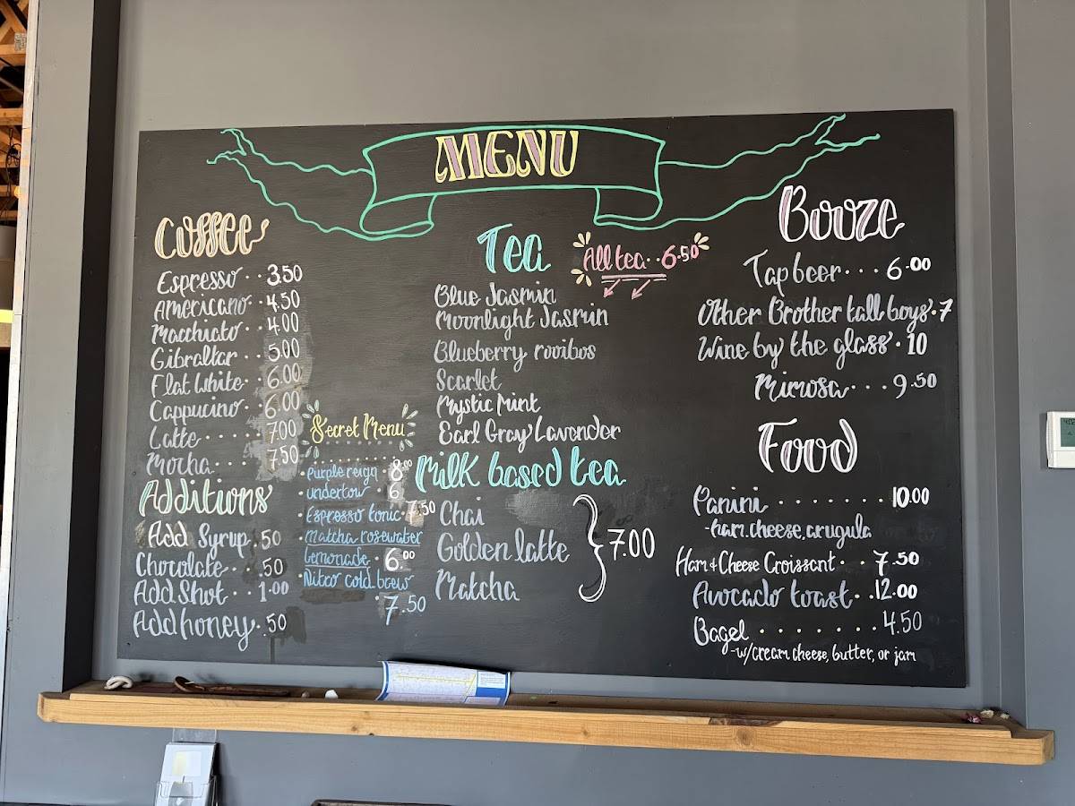 Counterpoint Coffee меню