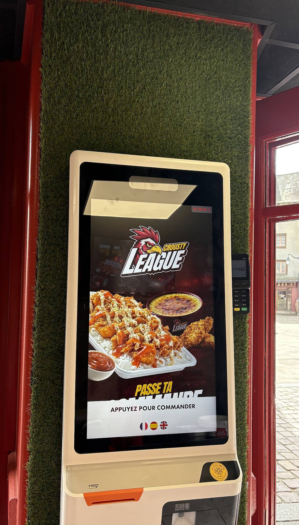 Crousty league меню
